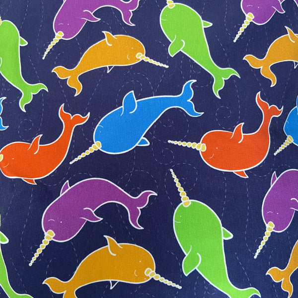 Rainbow Narwhal Large Reusable Wipes