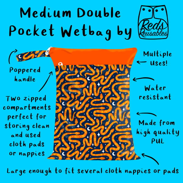 *NEW DESIGNS* Medium Double Pocket Wetbag
