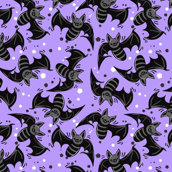 Lilac Bats Cloth Pad