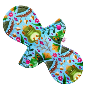 Baby Blue Frogs Cloth Pad