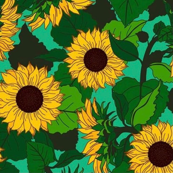 Organic Sunflowers Cloth Pad