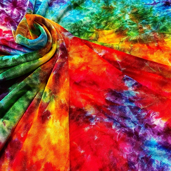 Cloth Pad - Deep Rainbow Bamboo Velour
