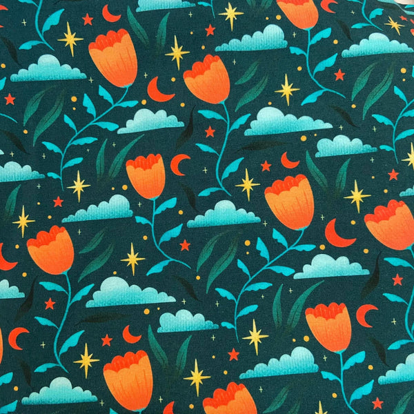 Orange Tulips Cloth Pad