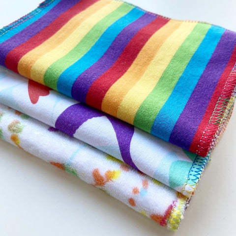 Reusable Wipes PACK OF 3 - Surprise Fabric